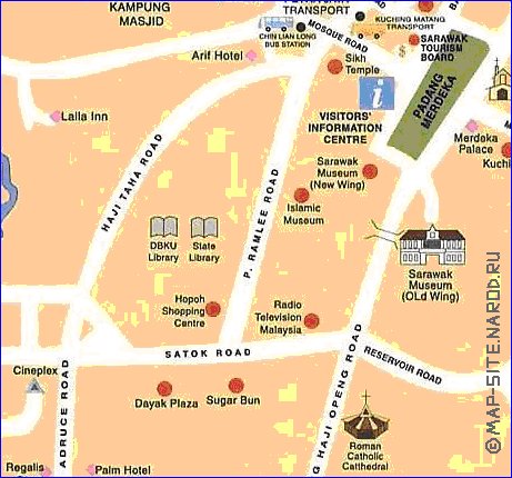 carte de Kuching