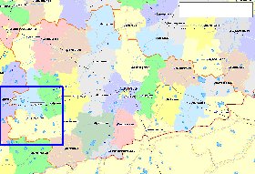 carte de Oblast de Kourgan
