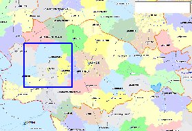 mapa de Oblast de Kursk