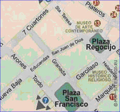 carte de Cuzco en espagnol
