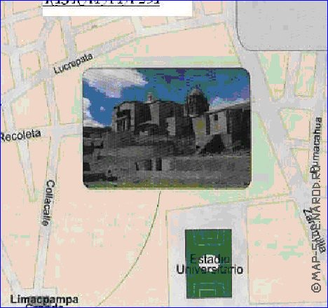 carte de Cuzco en espagnol