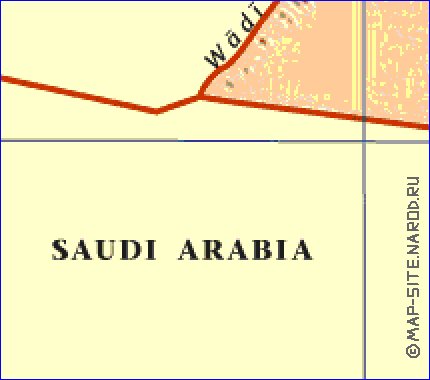 mapa de Kuwait em ingles