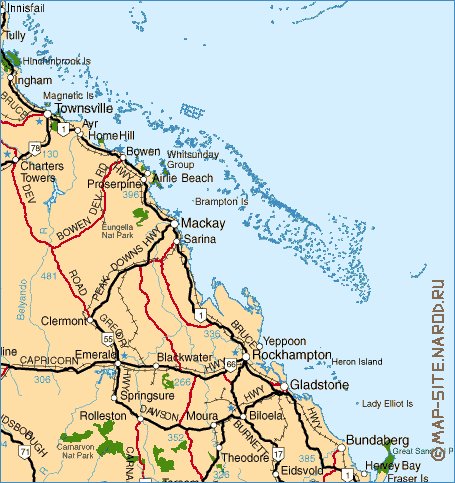 carte de Queensland